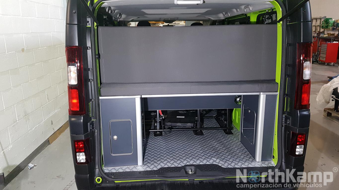 Cama básica para furgoneta camper