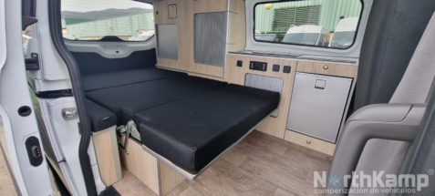 Asiento cama sin plazas furgoneta camper